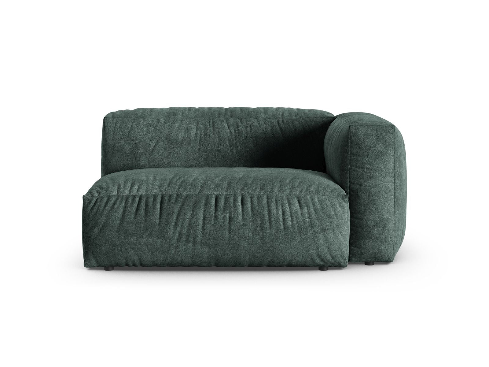 Doppelsitz-Sofa rechts XL Martina in Petrol-Vogue präsentiert im Onlineshop von KAQTU Design AG. Modulares Sofa ist von Micadoni