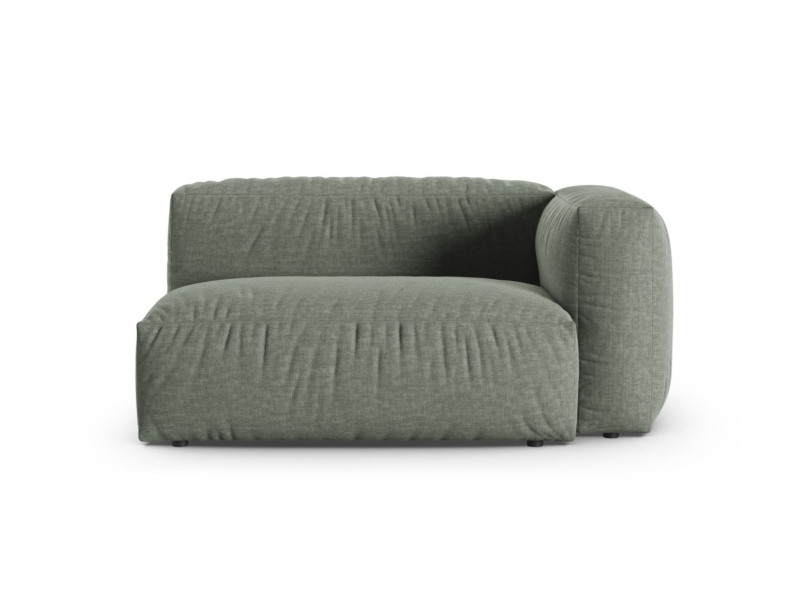 Doppelsitz-Sofa rechts XL Martina in Moss Green-Boston präsentiert im Onlineshop von KAQTU Design AG. Modulares Sofa ist von Micadoni