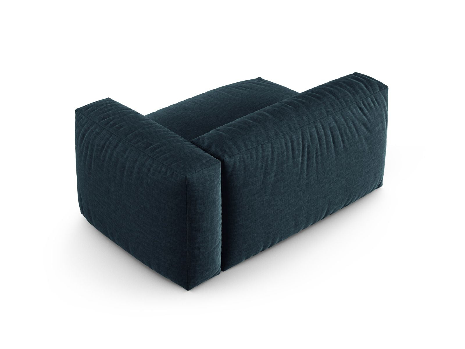 Elegantes XL Doppelsitz-Sofa Martina in Blue Jeans-Boston, ideal für moderne Wohnräume. Flexibles, modulares Design von Micadoni.