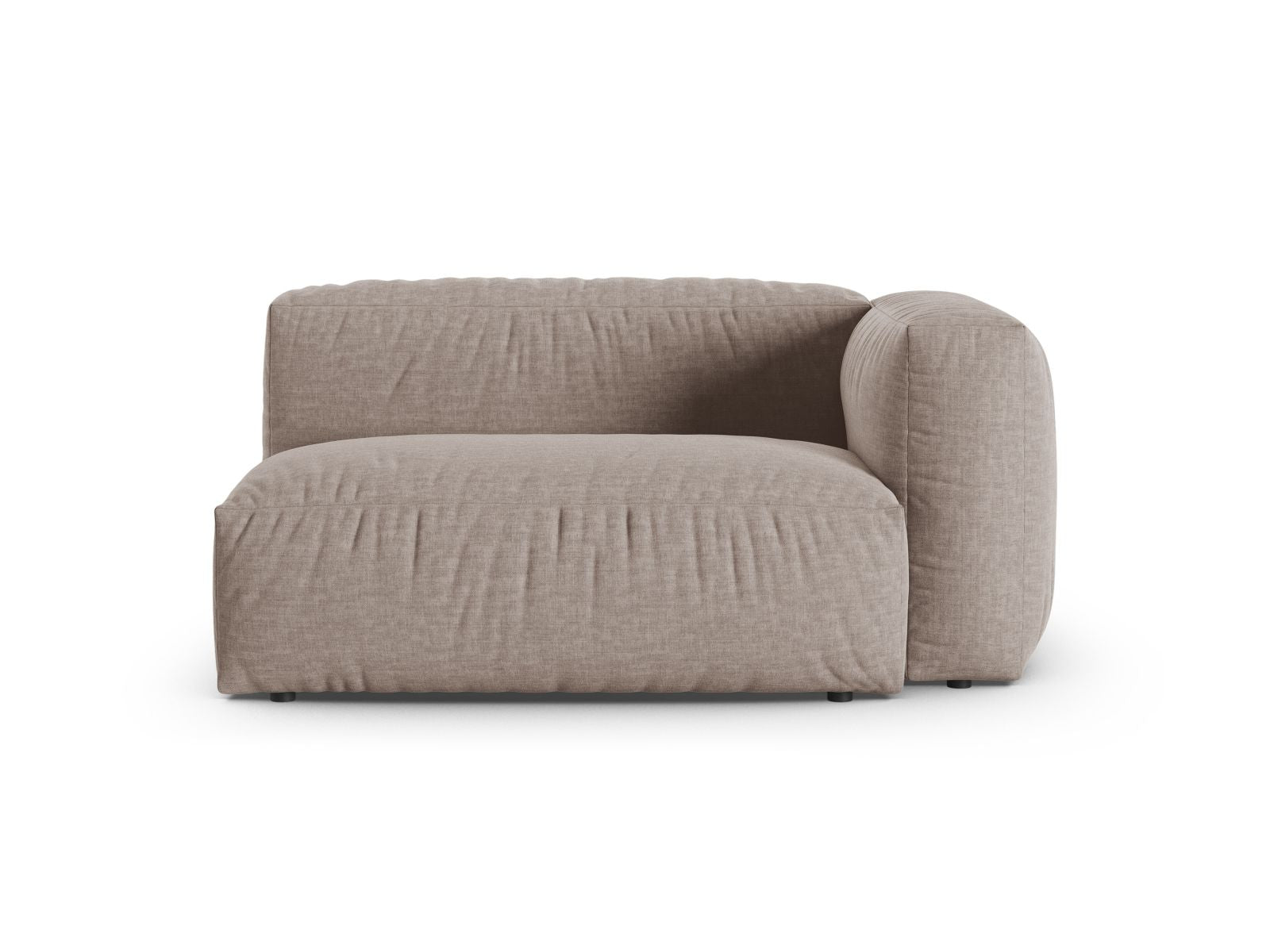 Doppelsitz-Sofa rechts XL Martina in Dark Beige-Boston präsentiert im Onlineshop von KAQTU Design AG. Modulares Sofa ist von Micadoni