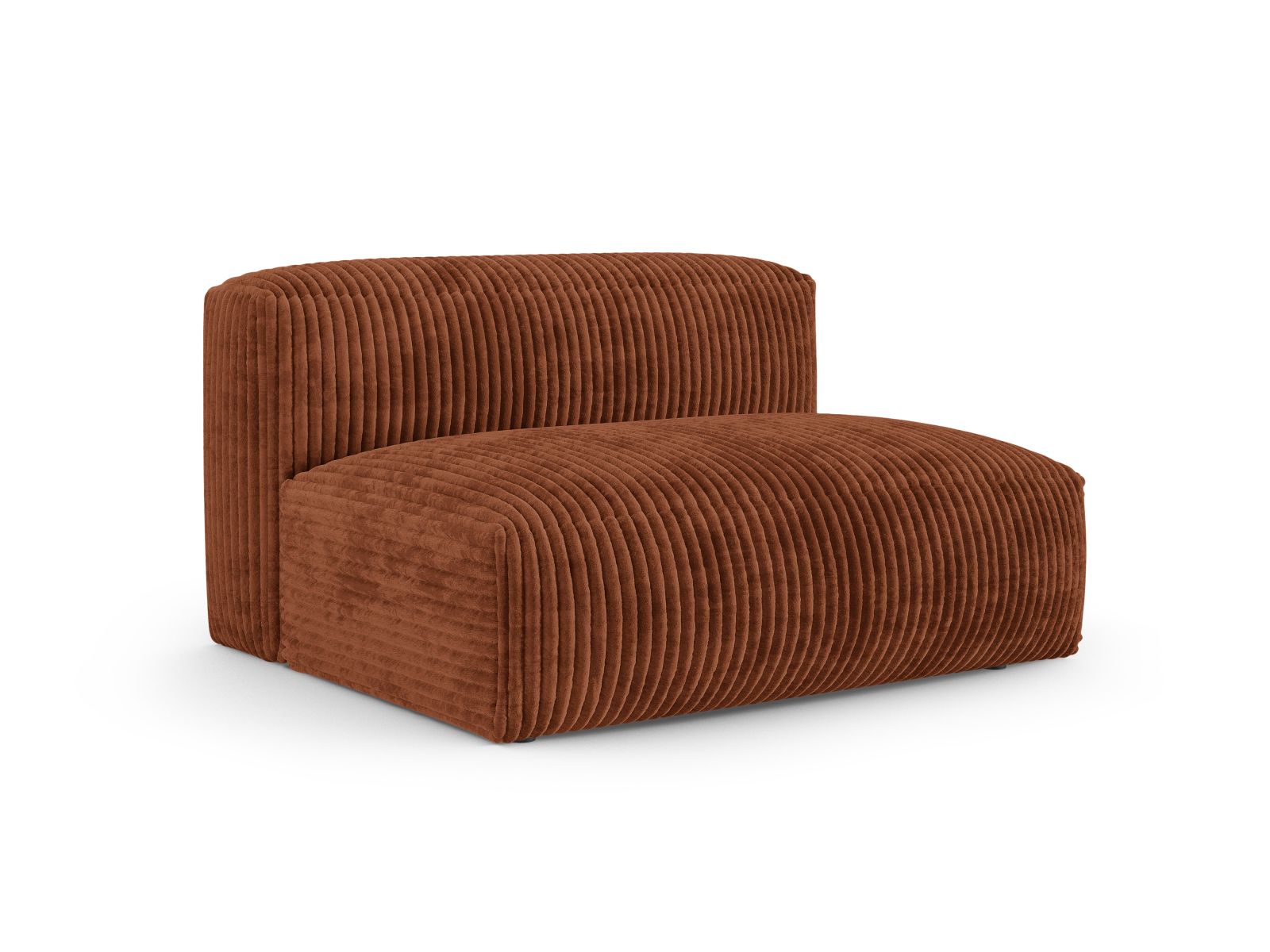 Elegantes XL Doppelsitz-Sofa Martina in Brick-Tilia, ideal für moderne Wohnräume. Teil der modularen Sofa-Kollektion von Micadoni.