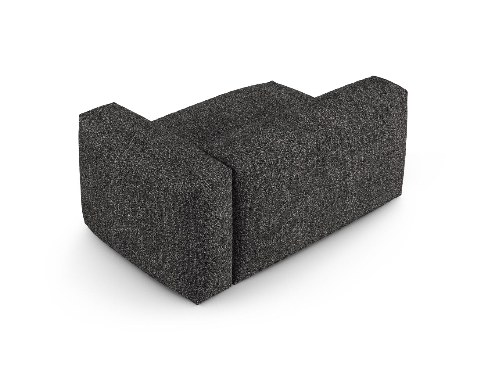 Elegantes XL Doppelsitz-Sofa Martina in Anthrazit, ideal für moderne Wohnräume. Flexibles, modulares Design von Micadoni.