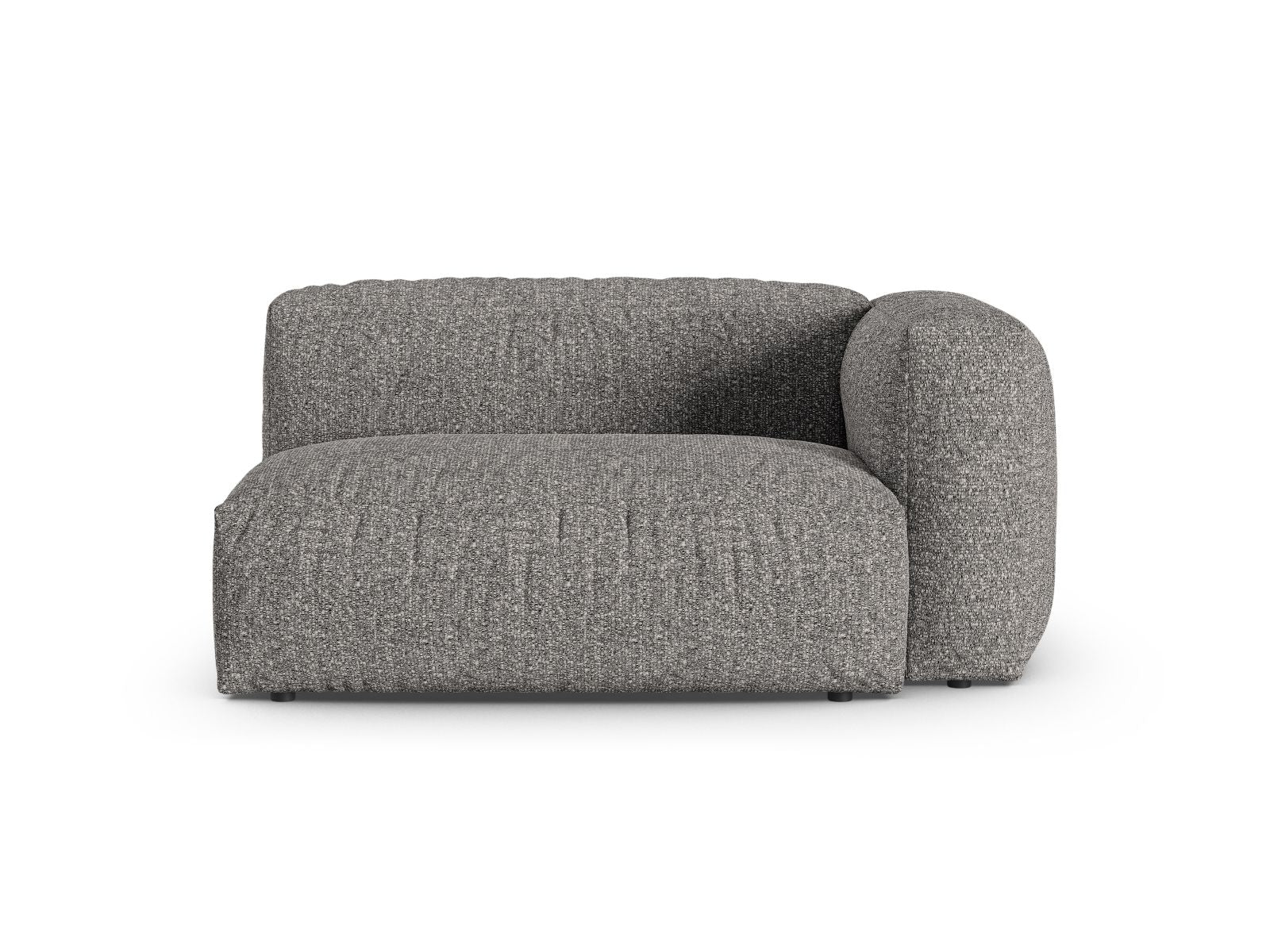Doppelsitz-Sofa rechts XL Martina in Graphite-Monet präsentiert im Onlineshop von KAQTU Design AG. Modulares Sofa ist von Micadoni