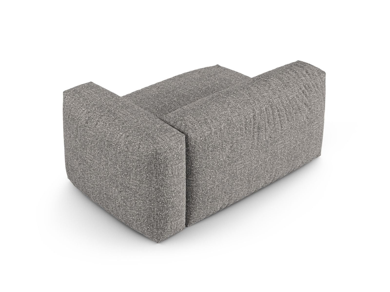 Elegantes XL Doppelsitz-Sofa Martina in Graphit, ideal für moderne Wohnräume. Modular und anpassbar für individuellen Komfort.
