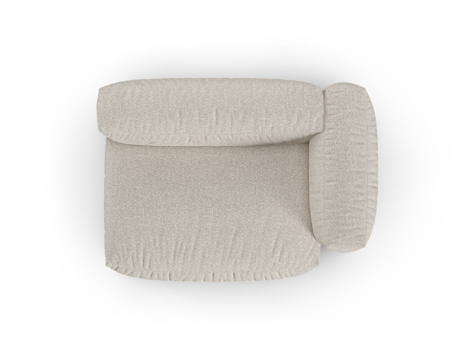 Beige XL Doppelsitz-Sofa Martina von Micadoni, perfekt für stilvolle Wohnräume, vereint Komfort und modernes Design in einem großzügigen Format.