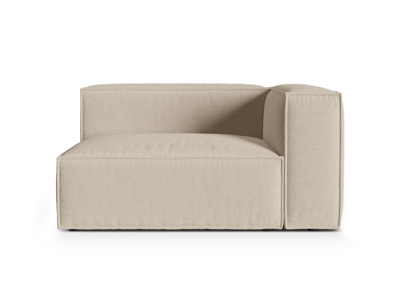 Nuria Modular Sofa rechts 2 Sitzer in Beige präsentiert im Onlineshop von KAQTU Design AG. Modulares Sofa ist von Micadoni