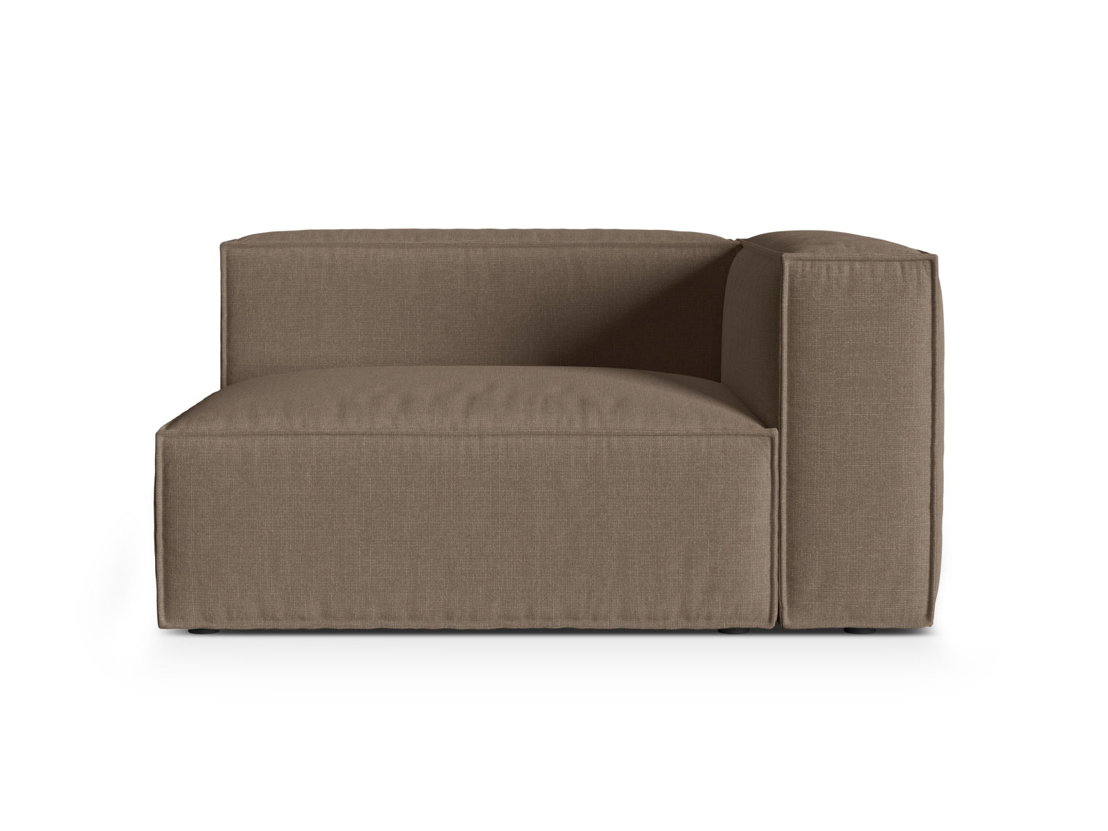 Nuria Modular Sofa rechts 2 Sitzer in Cappuccino präsentiert im Onlineshop von KAQTU Design AG. Modulares Sofa ist von Micadoni