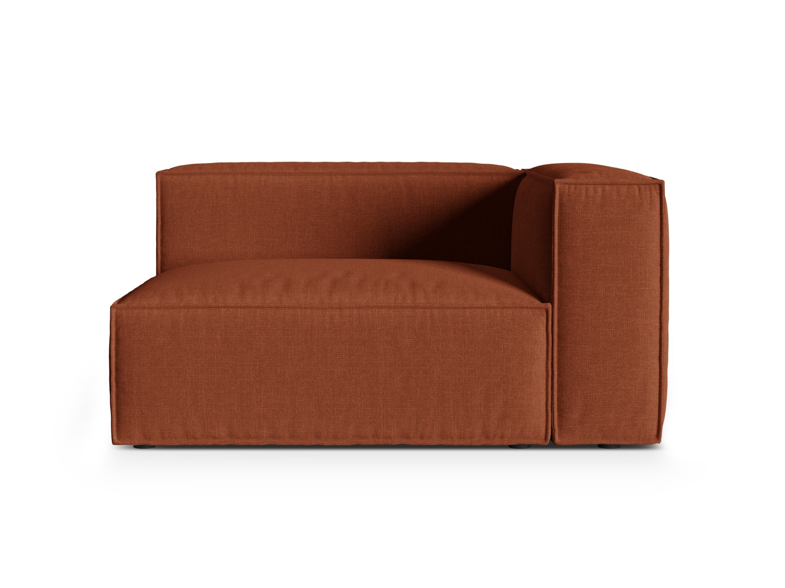 Nuria Modular Sofa rechts 2 Sitzer in Brick präsentiert im Onlineshop von KAQTU Design AG. Modulares Sofa ist von Micadoni