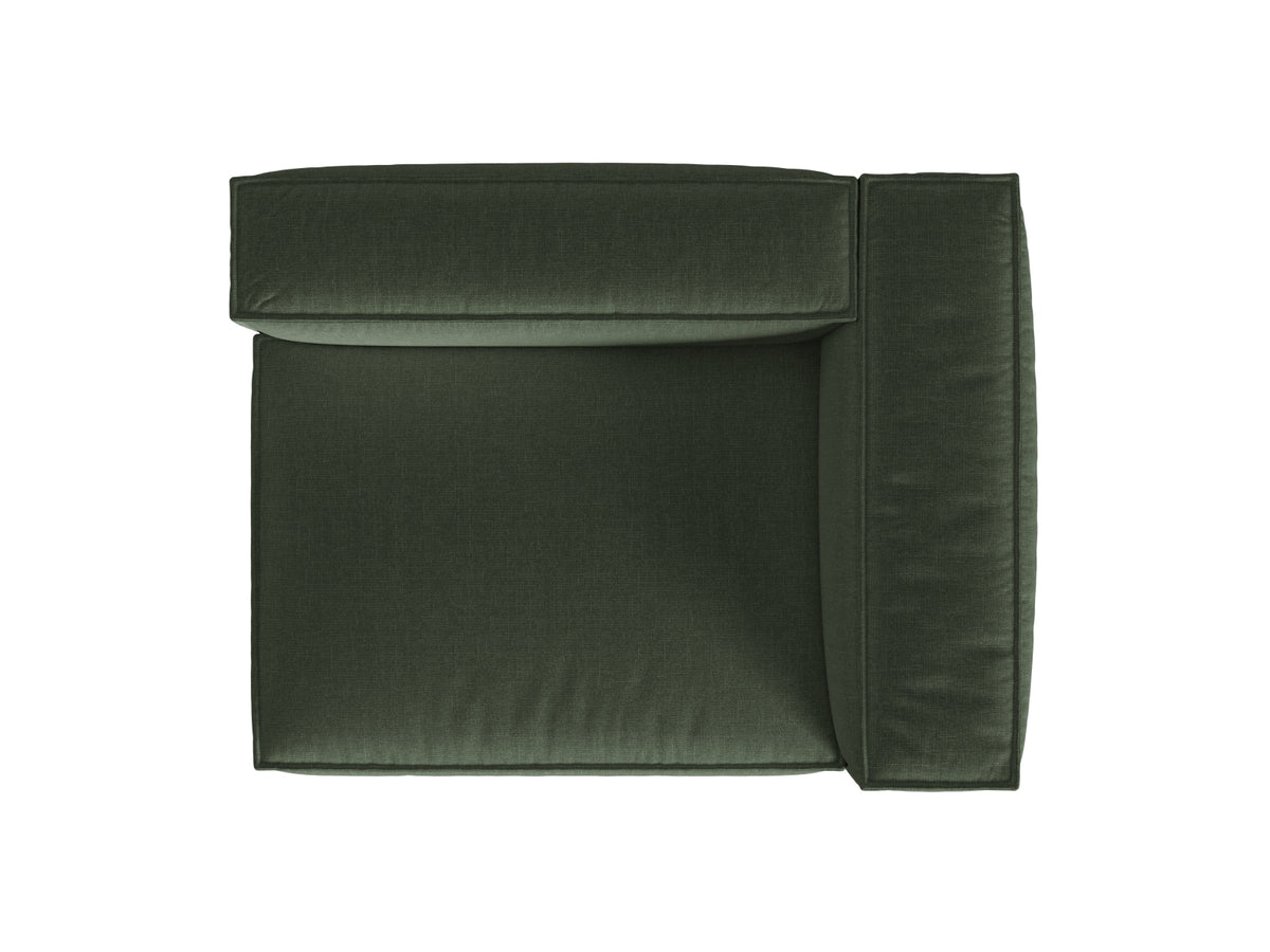 2-Sitzer Modular Sofa rechts Nuria in Moss Green-Liberty präsentiert im Onlineshop von KAQTU Design AG. 2er Sofa ist von Micadoni