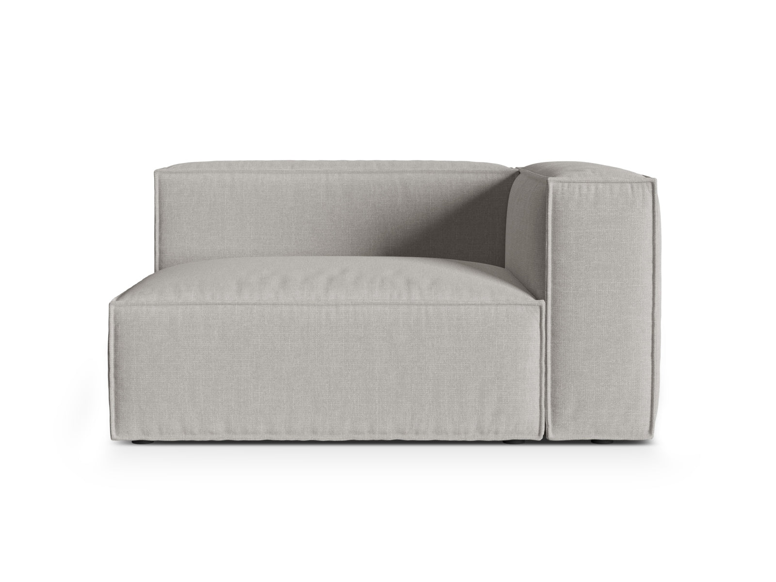 Nuria Modular Sofa rechts 2 Sitzer in Light Grey präsentiert im Onlineshop von KAQTU Design AG. Modulares Sofa ist von Micadoni