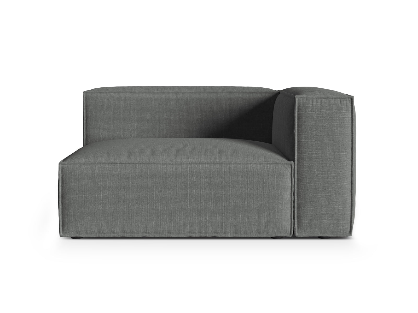 Nuria Modular Sofa rechts 2 Sitzer in Grey präsentiert im Onlineshop von KAQTU Design AG. Modulares Sofa ist von Micadoni