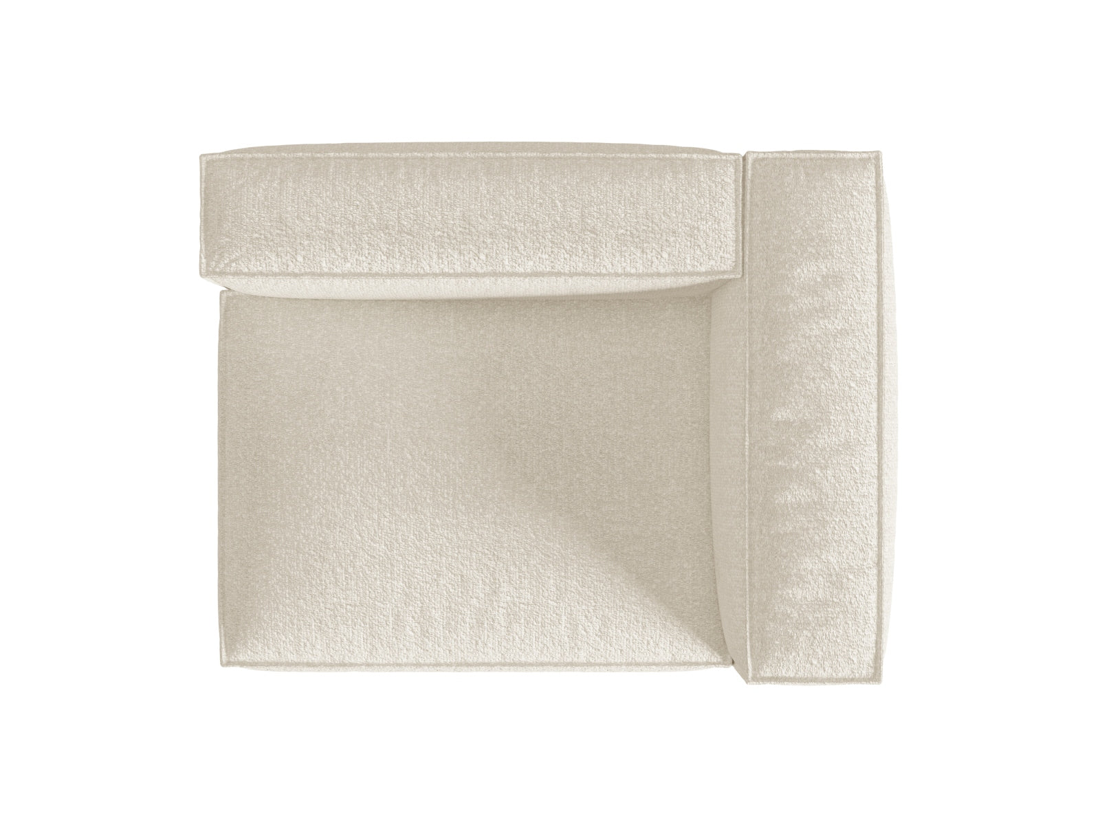 Stilvolles Nuria Boucle 2-Sitzer Sofa in Ivory-Monet, perfekt für zeitgemäße Inneneinrichtungen und vielseitige Raumgestaltungen.