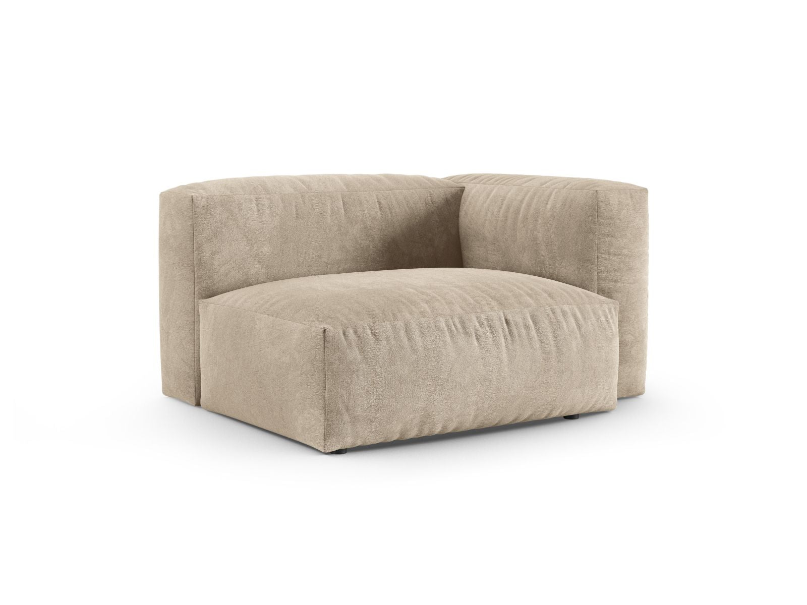 Elegantes 1-Sitzer Sofa Martina Wide XL in hellem Beige, ideal für moderne Wohnräume. Teil der modularen Kollektion von Micadoni.