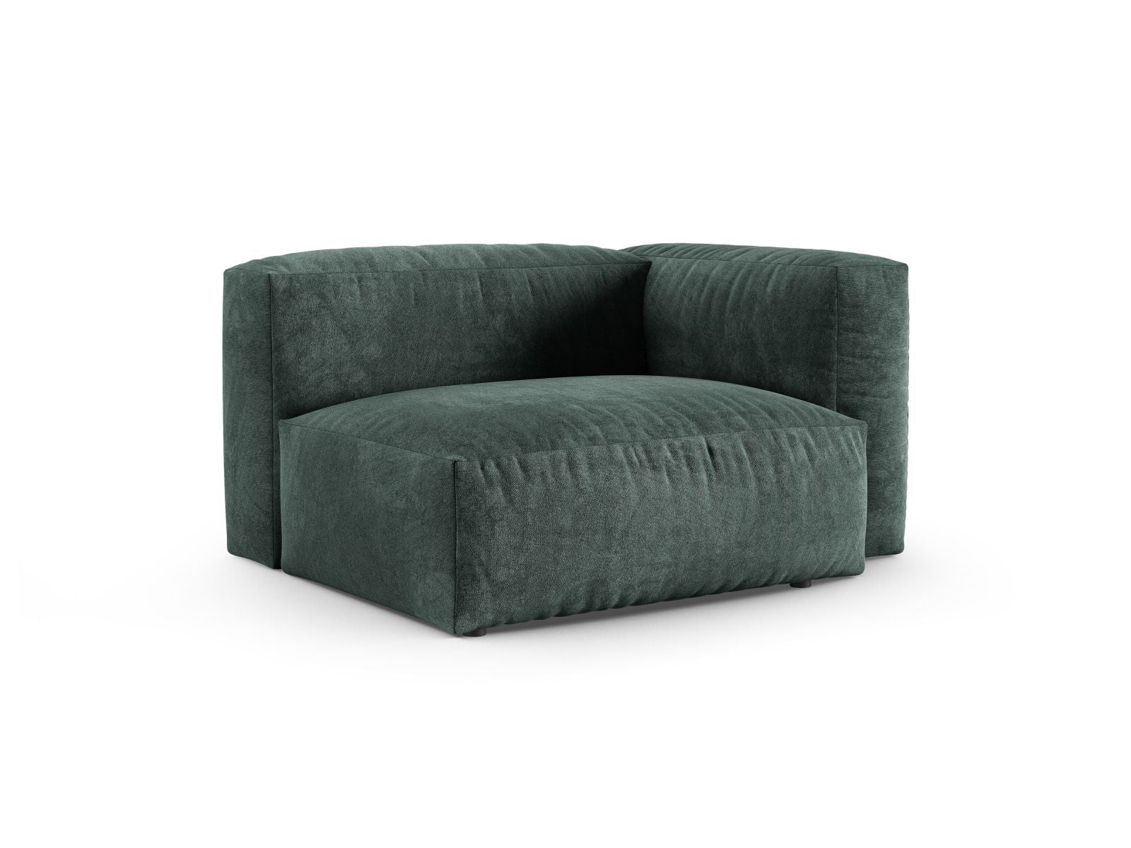 Elegantes 1-Sitzer Sofa Martina Wide XL in Petrol-Vogue, ideal für moderne Wohnräume. Teil der modularen Sofa-Kollektion von Micadoni.