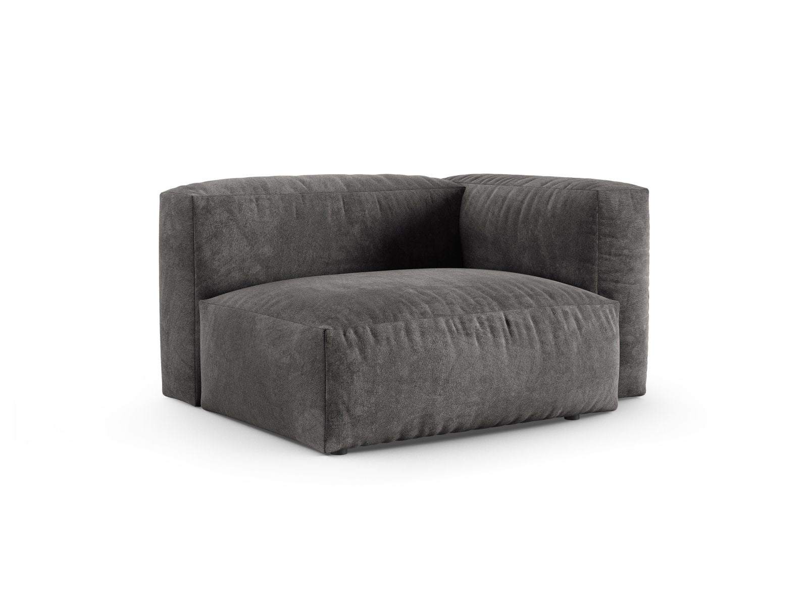 Elegantes 1-Sitzer Sofa Martina Wide XL in Grau, ideal für moderne Wohnräume. Teil der modularen Sofa-Kollektion von Micadoni.