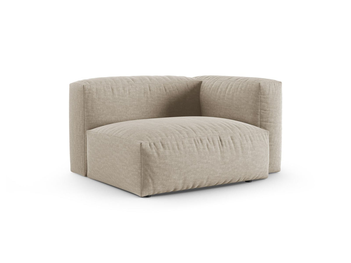 1-Sitzer Sofa Martina Wide XL rechts in Light Beige-Boston präsentiert im Onlineshop von KAQTU Design AG. Modulares Sofa ist von Micadoni