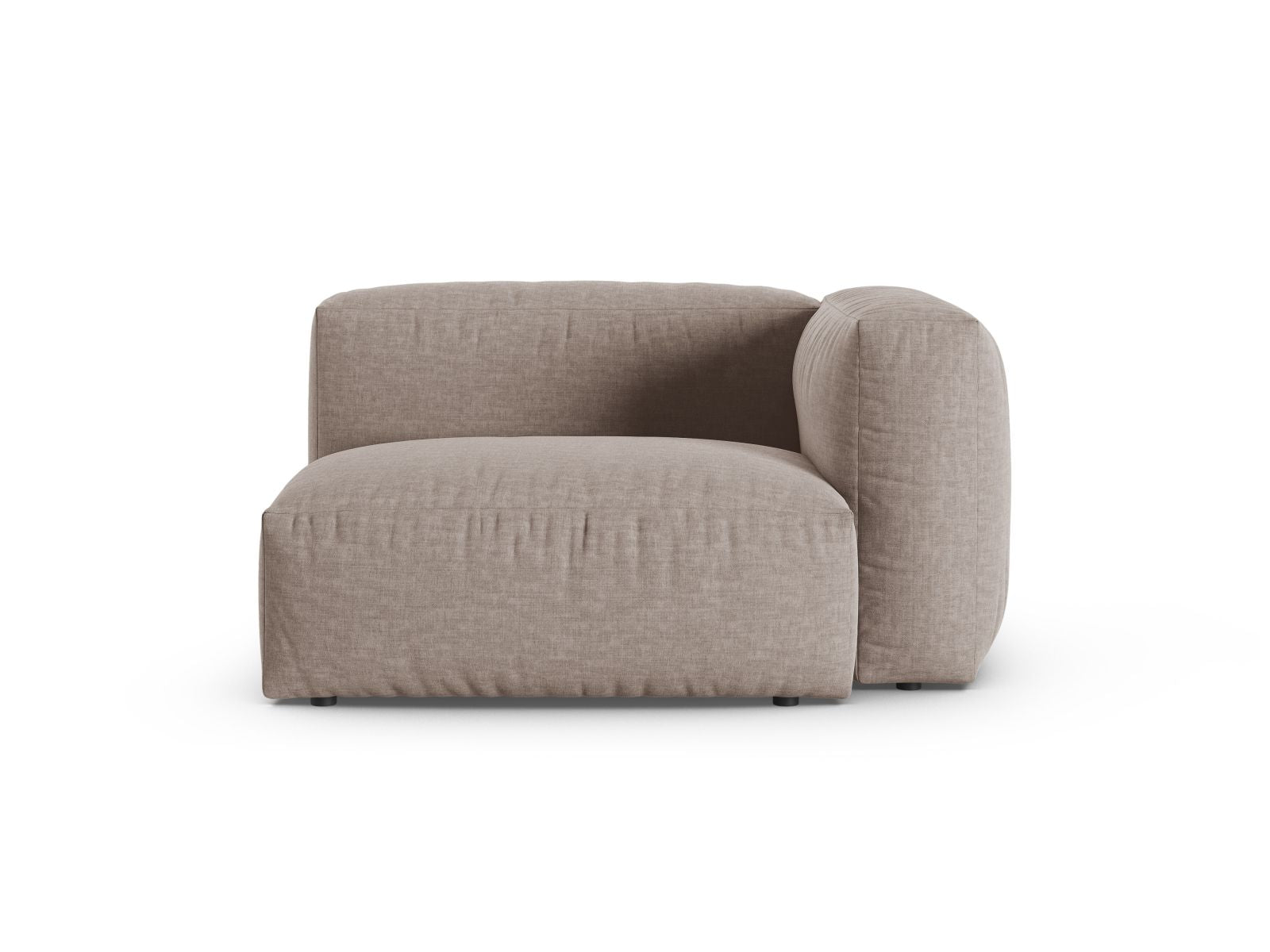 1-Sitzer Sofa Martina Wide XL rechts in Dark Beige-Boston präsentiert im Onlineshop von KAQTU Design AG. Modulares Sofa ist von Micadoni