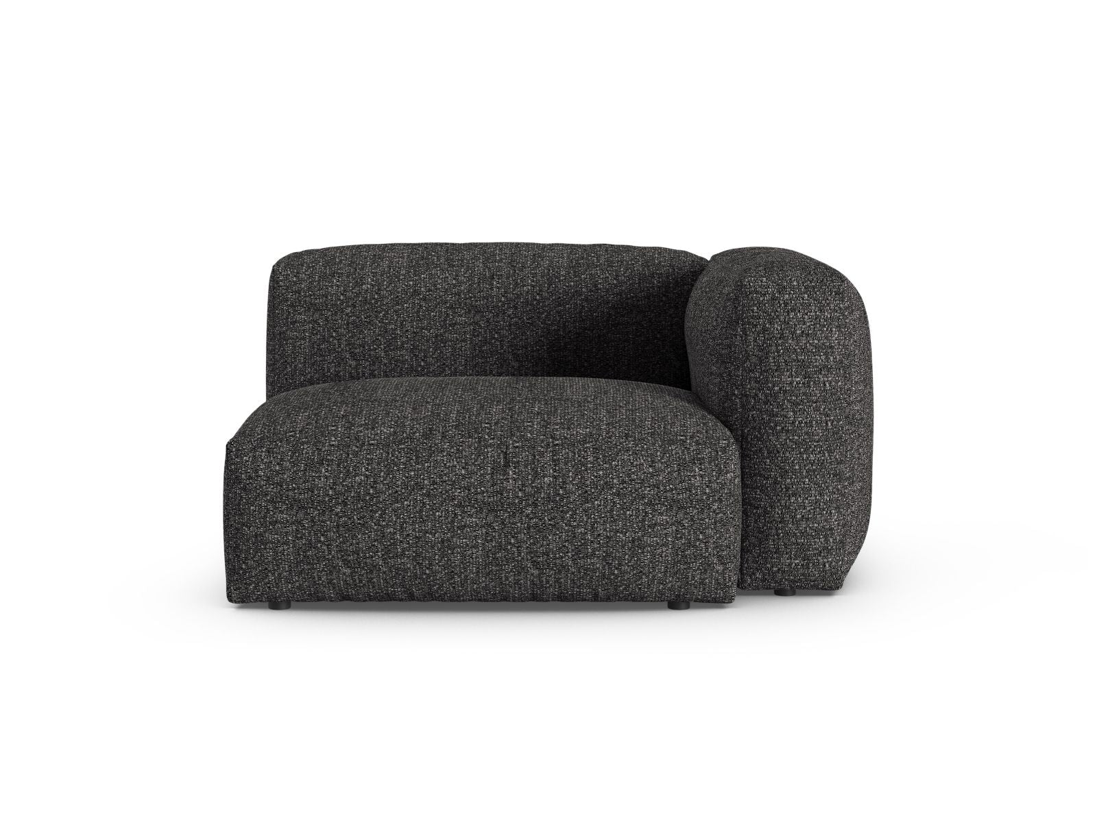 1-Sitzer Sofa Martina Wide XL rechts in Anthracite-Monet präsentiert im Onlineshop von KAQTU Design AG. Modulares Sofa ist von Micadoni