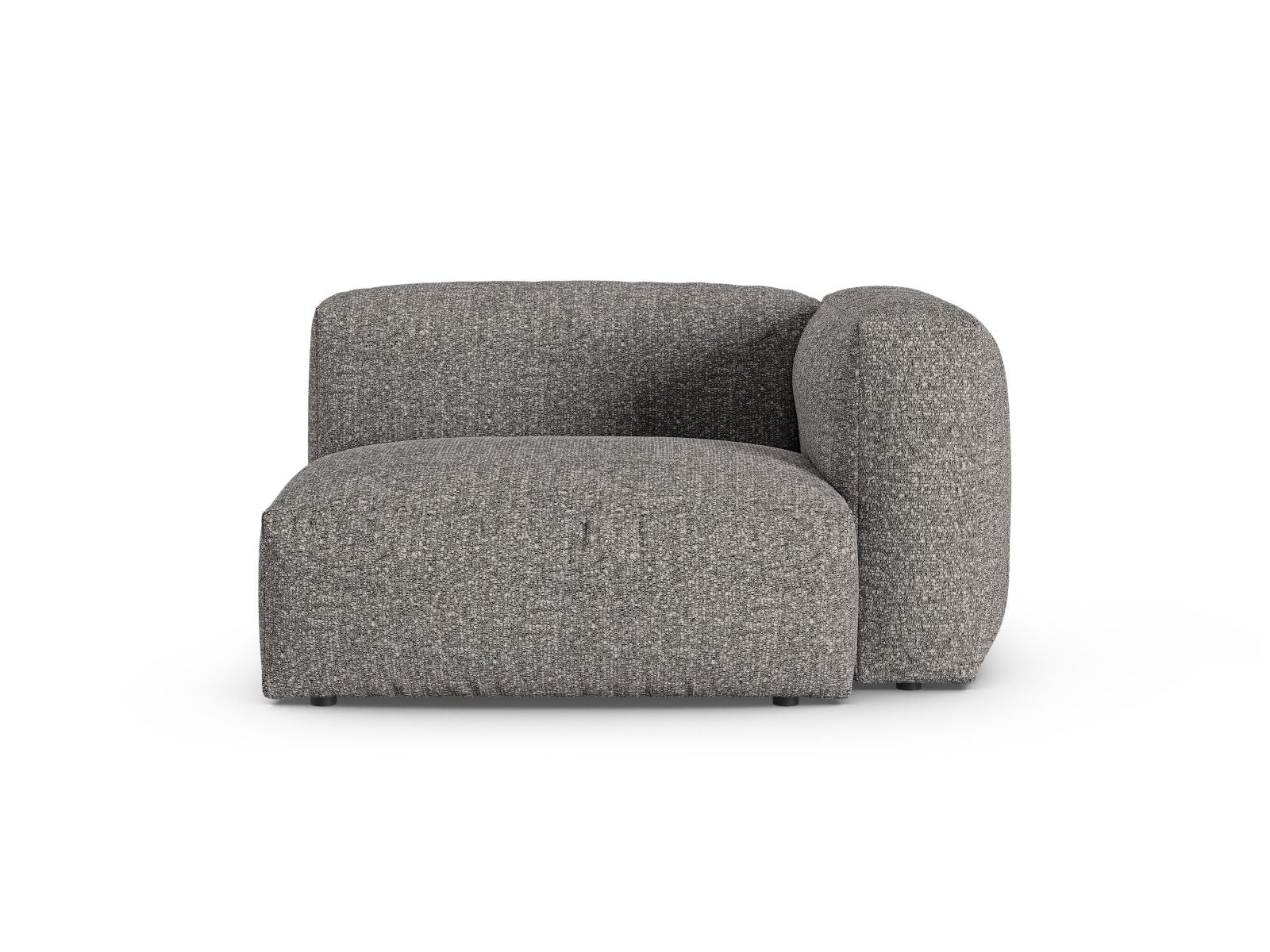 1-Sitzer Sofa Martina Wide XL rechts in Graphite-Monet präsentiert im Onlineshop von KAQTU Design AG. Modulares Sofa ist von Micadoni