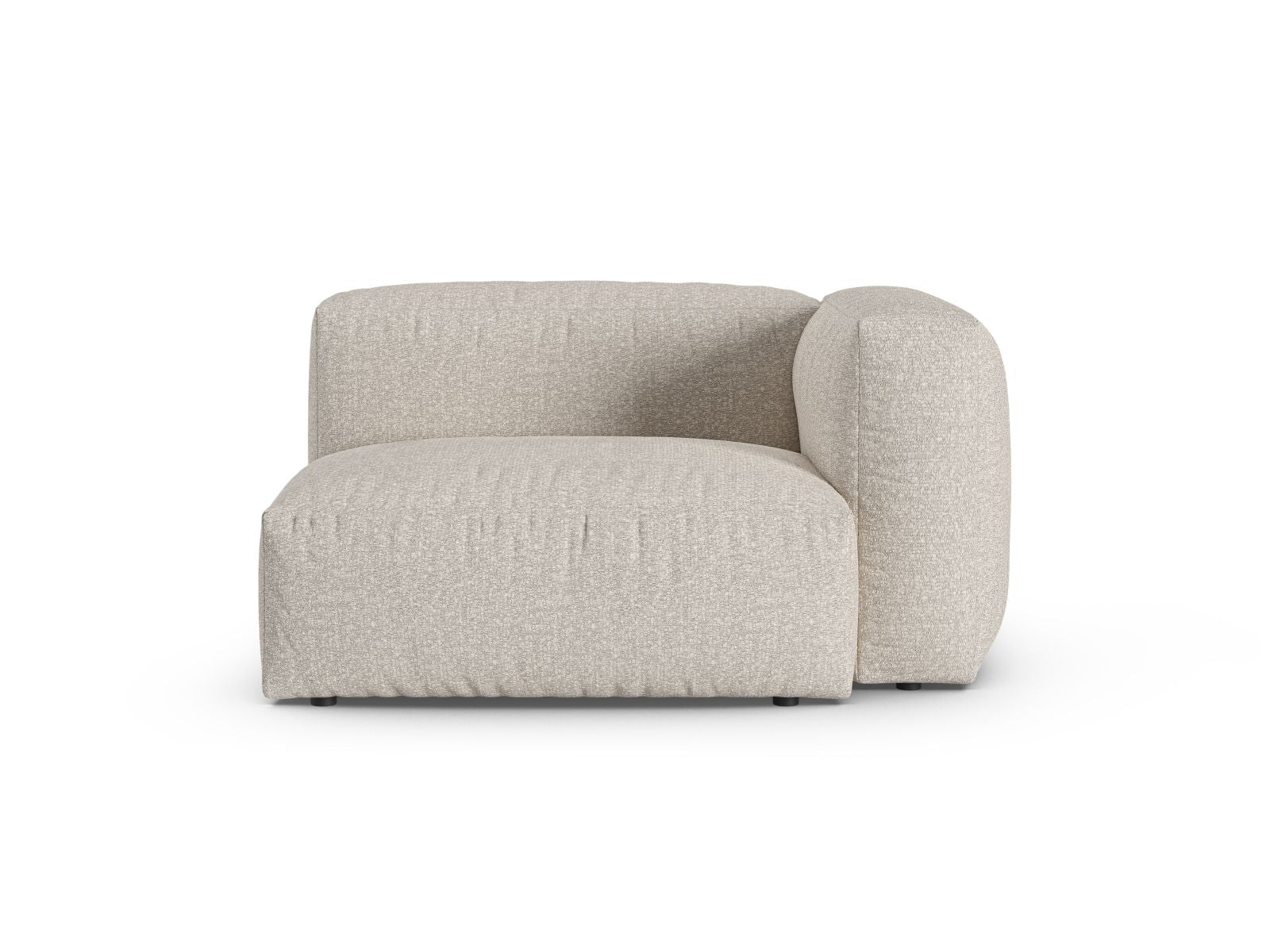 1-Sitzer Sofa Martina Wide XL rechts in Beige-Monet präsentiert im Onlineshop von KAQTU Design AG. Modulares Sofa ist von Micadoni
