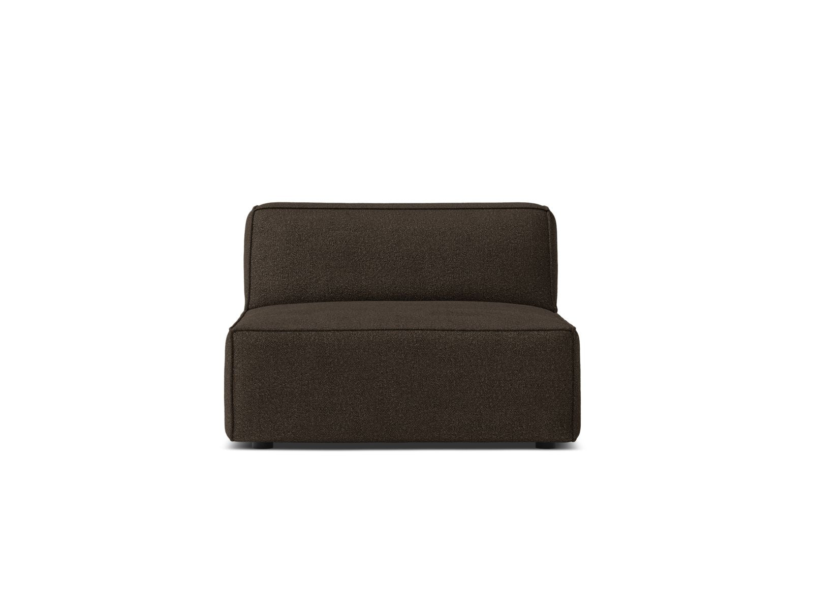1-Sitzer Modul Armless Jodie in Brown-Baloo präsentiert im Onlineshop von KAQTU Design AG. Modulares Sofa ist von Micadoni