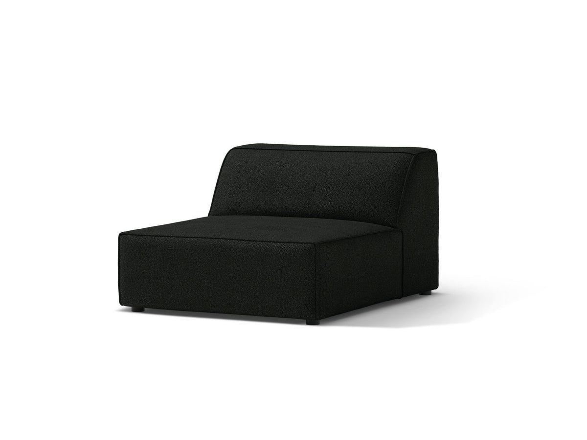 1-Sitzer Modul Armless Jodie in Black-Baloo präsentiert im Onlineshop von KAQTU Design AG. Modulares Sofa ist von Micadoni