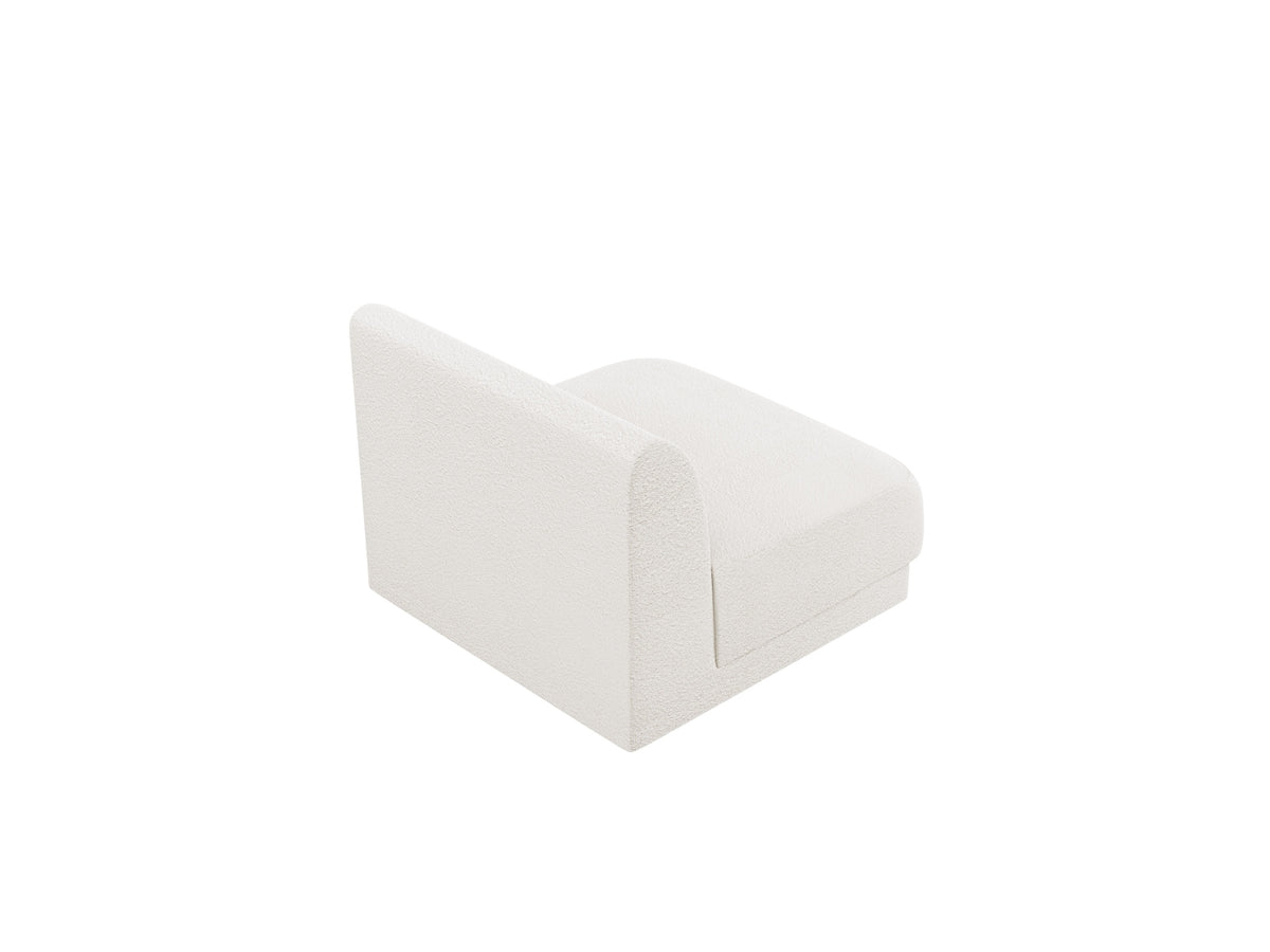 Miley Modul Armless 1 Sitzer in White-Baloo präsentiert im Onlineshop von KAQTU Design AG. Modulares Sofa ist von Micadoni