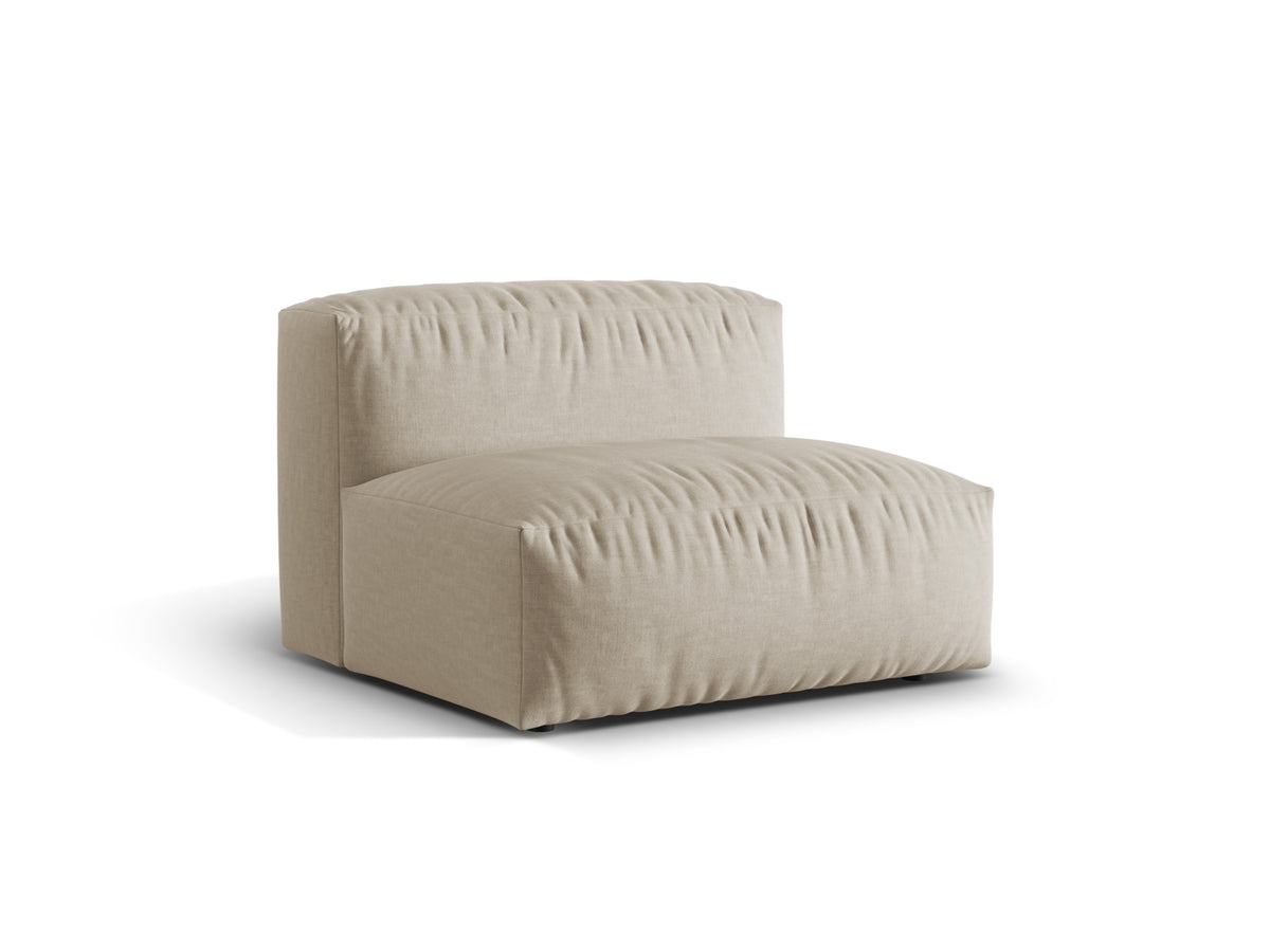 Martina Modul Armless 1 Sitzer in Light Beige-Boston präsentiert im Onlineshop von KAQTU Design AG. Modulares Sofa ist von Micadoni