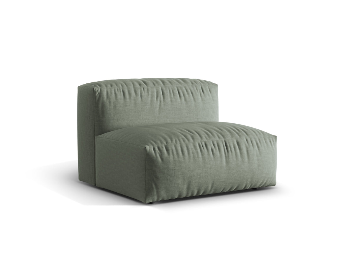 Martina Modul Armless 1 Sitzer in Moss Green-Boston präsentiert im Onlineshop von KAQTU Design AG. Modulares Sofa ist von Micadoni