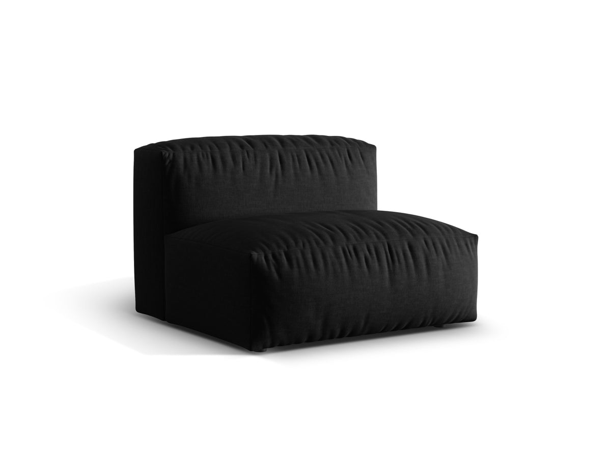 Martina Modul Armless 1 Sitzer in Black-Boston präsentiert im Onlineshop von KAQTU Design AG. Modulares Sofa ist von Micadoni