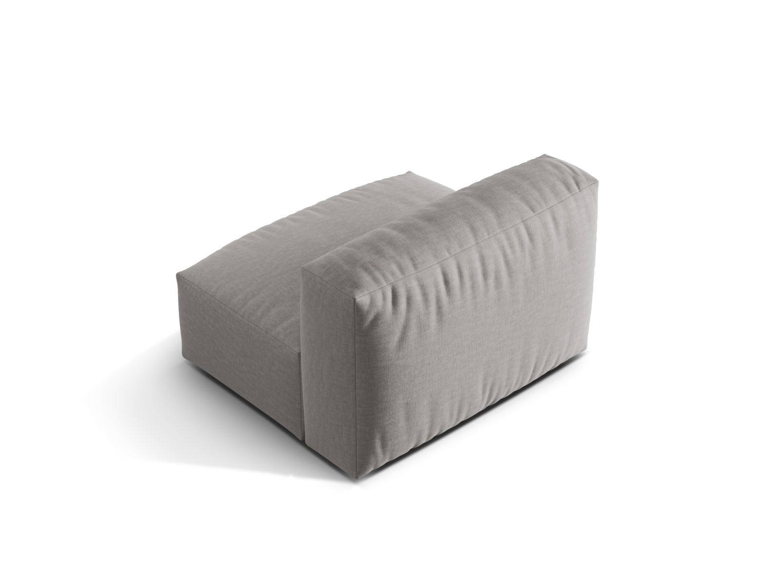 Martina Modul Armless 1 Sitzer in Light Grey präsentiert im Onlineshop von KAQTU Design AG. Modulares Sofa ist von Micadoni