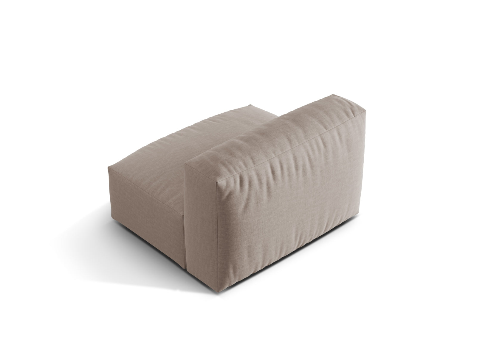 Martina Modul Armless 1 Sitzer in Dark Beige präsentiert im Onlineshop von KAQTU Design AG. Modulares Sofa ist von Micadoni