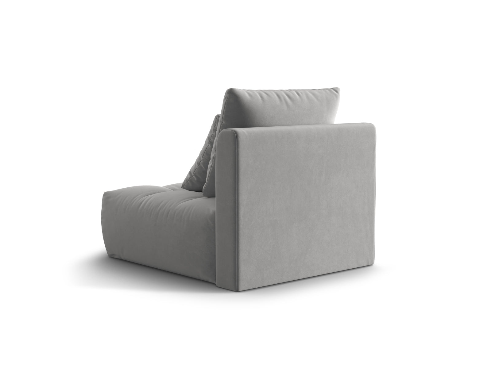 Bloom Velour Modul Armless 1 Sitzer in Grey präsentiert im Onlineshop von KAQTU Design AG. Modulares Sofa ist von Micadoni