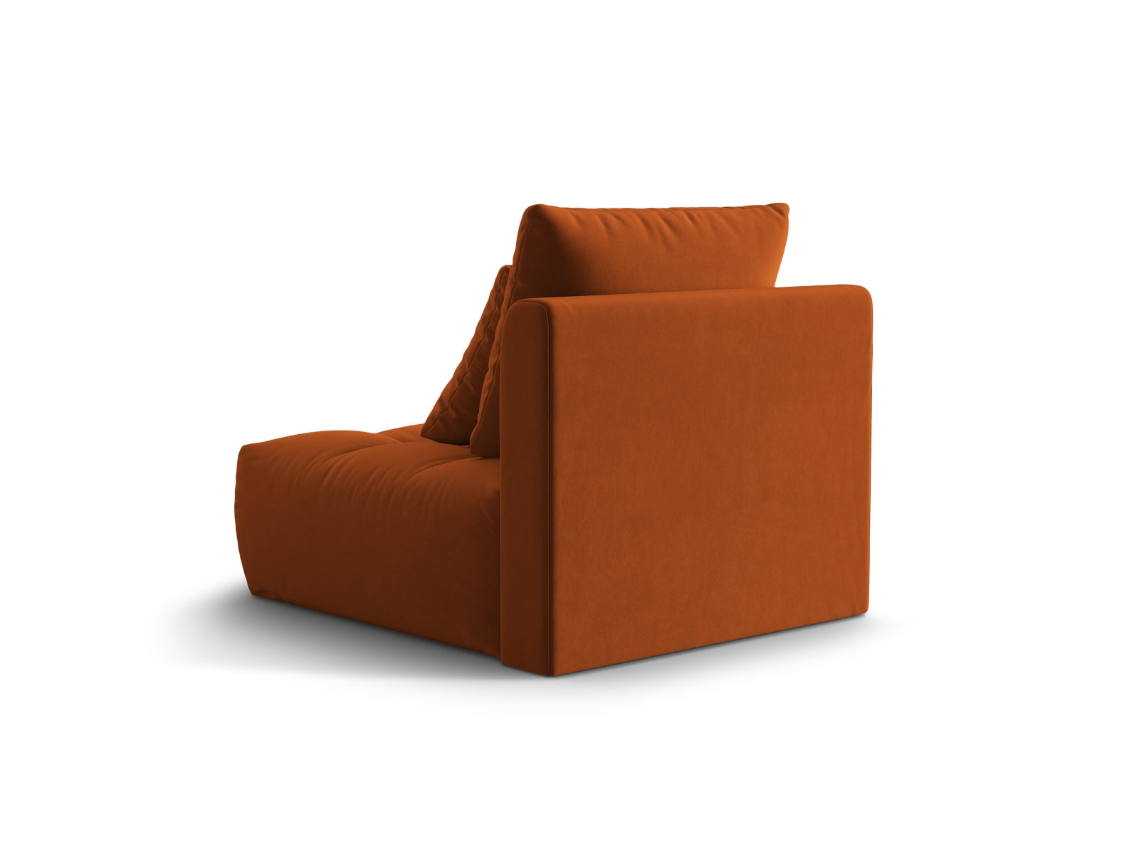 Bloom Velour Modul Armless 1 Sitzer in Terracotta präsentiert im Onlineshop von KAQTU Design AG. Modulares Sofa ist von Micadoni