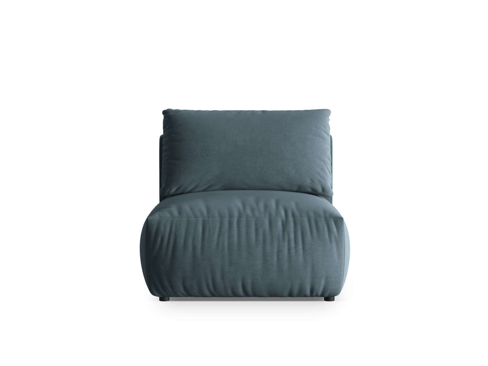 Chris Velour Modul Armless 1 Sitzer in Pastel Blue präsentiert im Onlineshop von KAQTU Design AG. Modulares Sofa ist von Micadoni