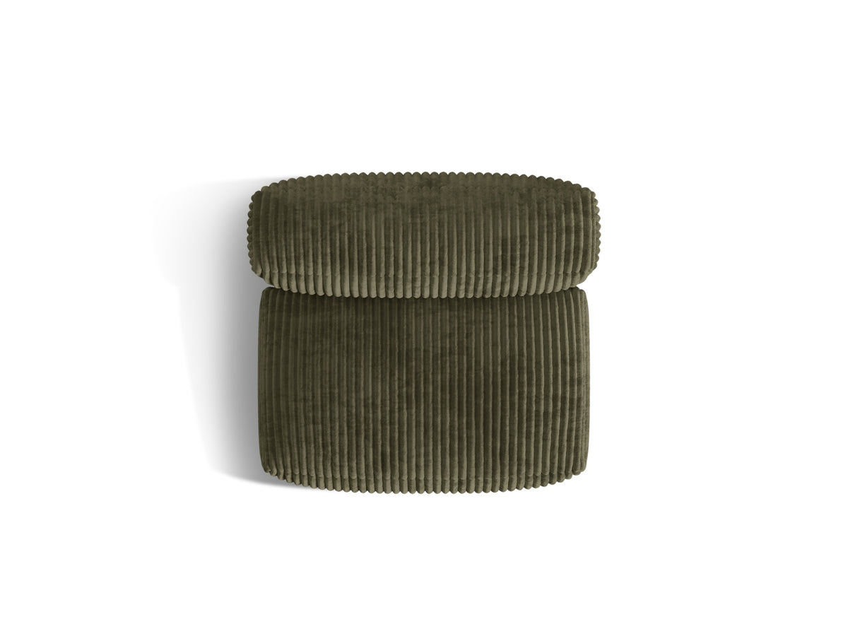 Martina Modul Armless 1 Sitzer in Moss Green-Tilia präsentiert im Onlineshop von KAQTU Design AG. Modulares Sofa ist von Micadoni