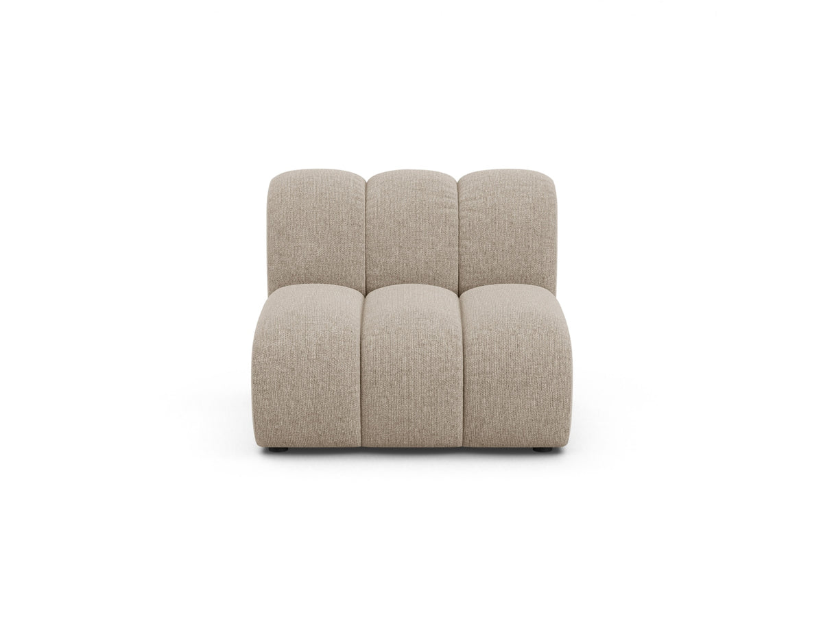 Lupine Modul Armless 1 Sitzer in Dark Beige-Eden präsentiert im Onlineshop von KAQTU Design AG. Modulares Sofa ist von Micadoni