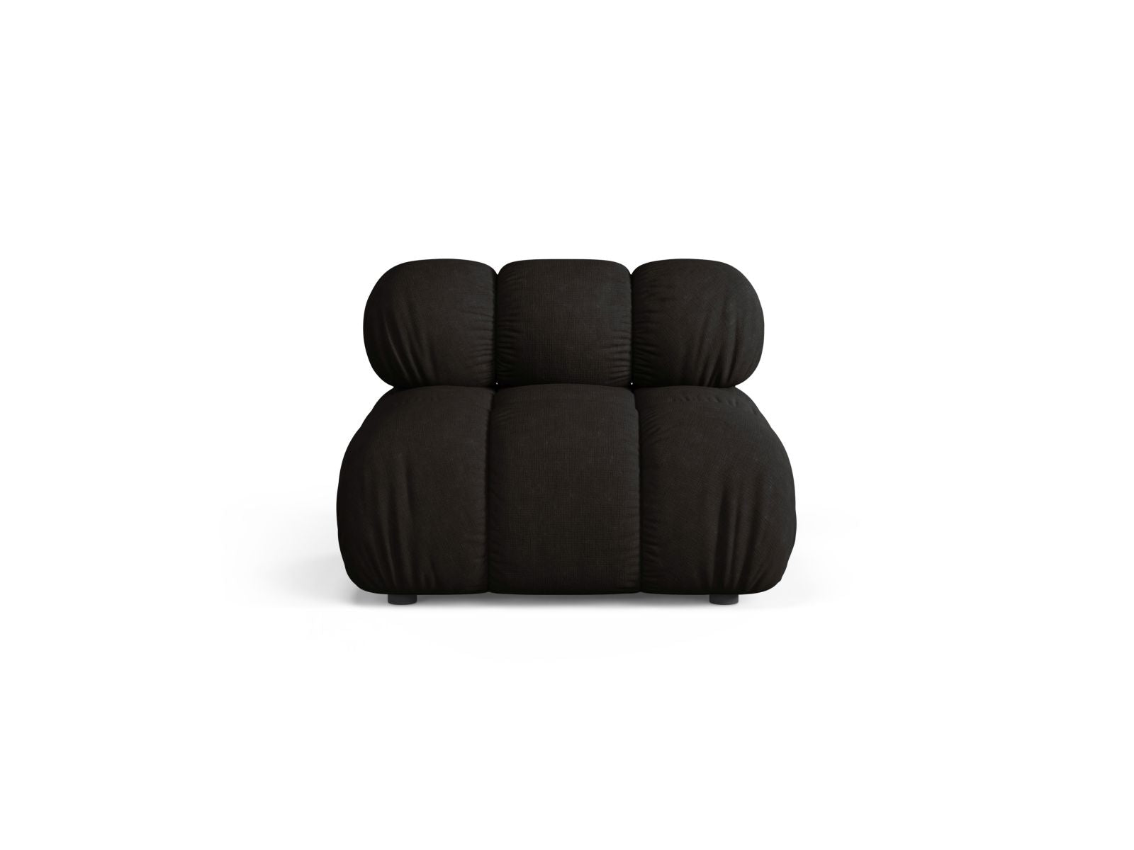 1-Sitzer Modul Armless Bellis in Black-Liberty präsentiert im Onlineshop von KAQTU Design AG. Modulares Sofa ist von Micadoni