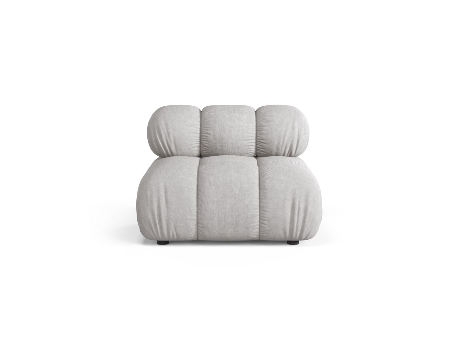 1-Sitzer Modul Armless Bellis in Light Grey-Liberty präsentiert im Onlineshop von KAQTU Design AG. Modulares Sofa ist von Micadoni