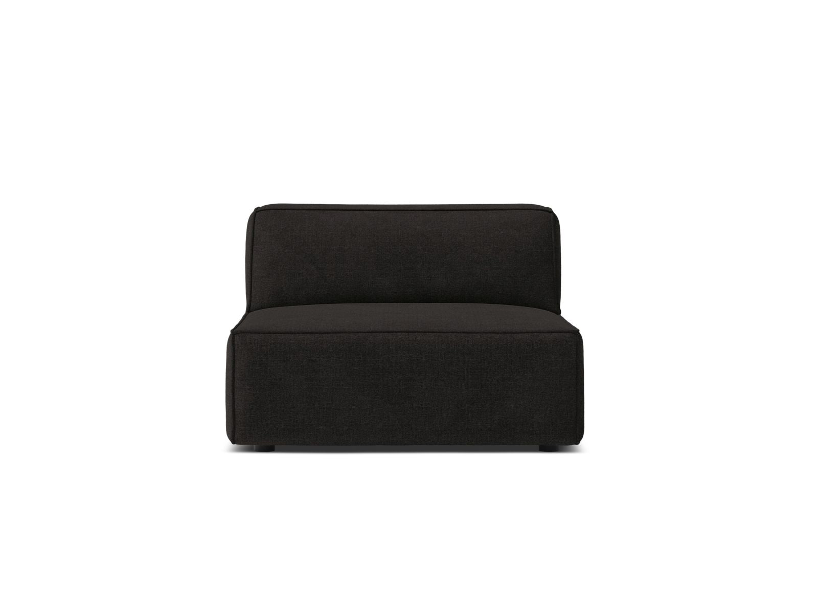 1-Sitzer Modul Armless Jodie in Black-Liberty präsentiert im Onlineshop von KAQTU Design AG. Modulares Sofa ist von Micadoni