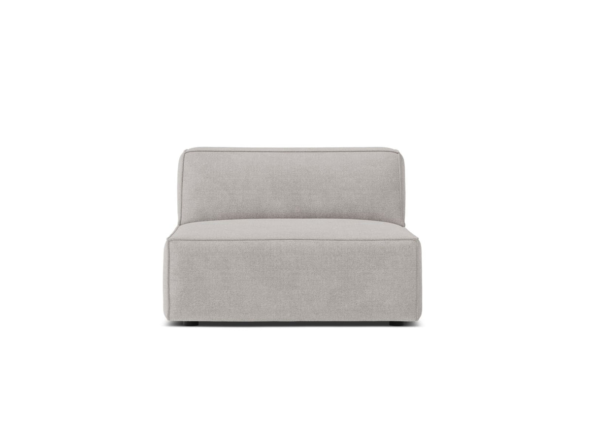 1-Sitzer Modul Armless Jodie in Light Grey-Liberty präsentiert im Onlineshop von KAQTU Design AG. Modulares Sofa ist von Micadoni