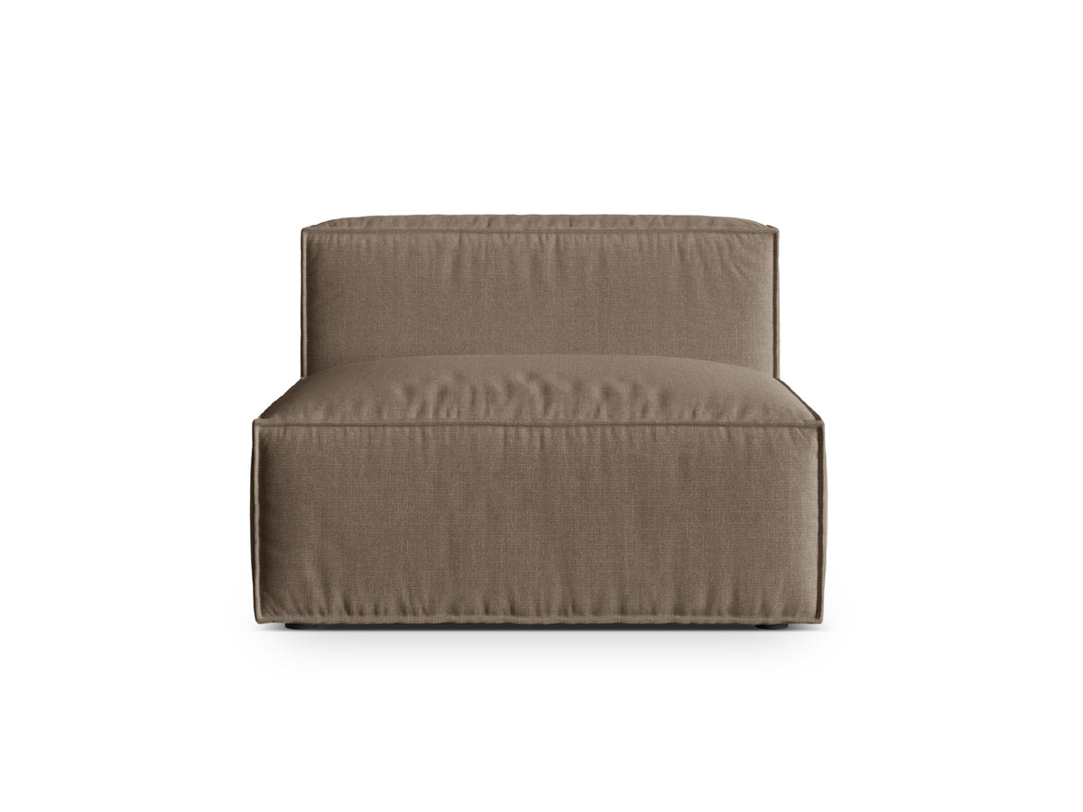1-Sitzer Modul Armless Nuria in Cappuccino-Liberty präsentiert im Onlineshop von KAQTU Design AG. Modulares Sofa ist von Micadoni