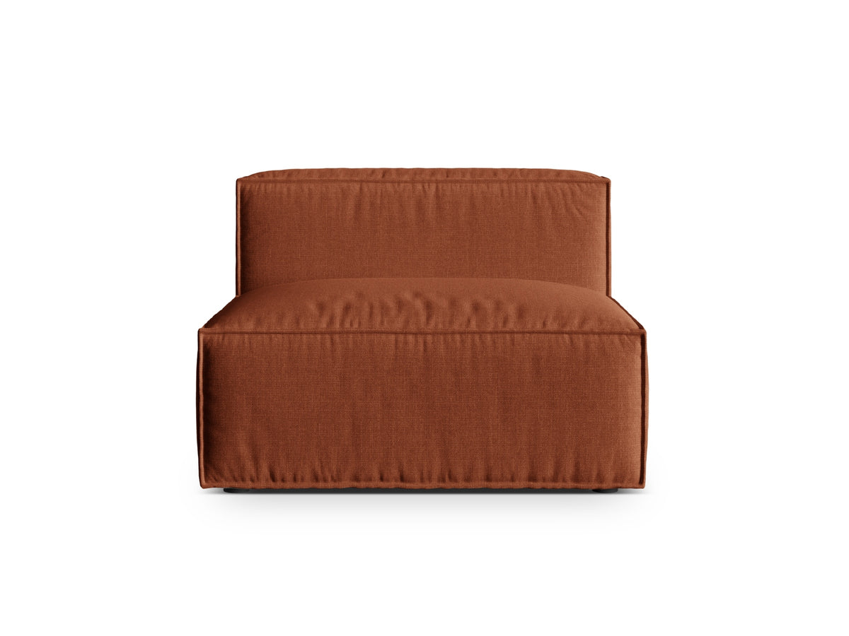1-Sitzer Modul Armless Nuria in Brick-Liberty präsentiert im Onlineshop von KAQTU Design AG. Modulares Sofa ist von Micadoni