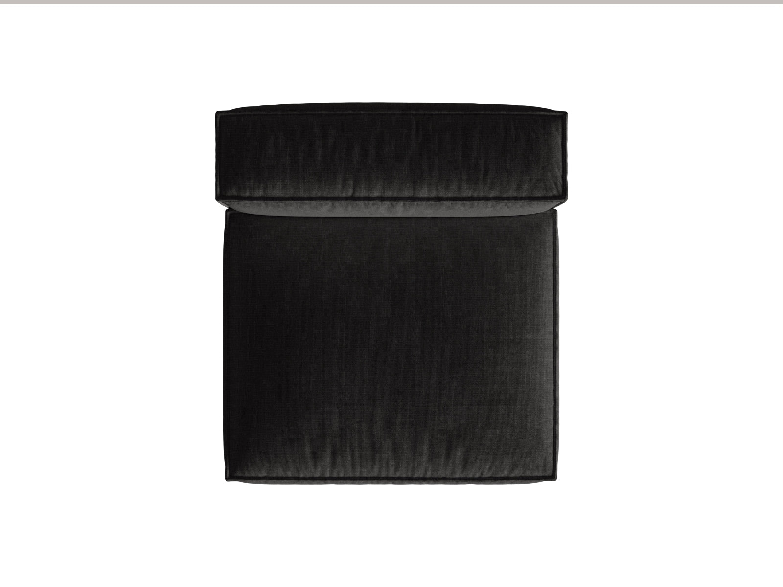Nuria Modul Armless 1 Sitzer in Black präsentiert im Onlineshop von KAQTU Design AG. Modulares Sofa ist von Micadoni