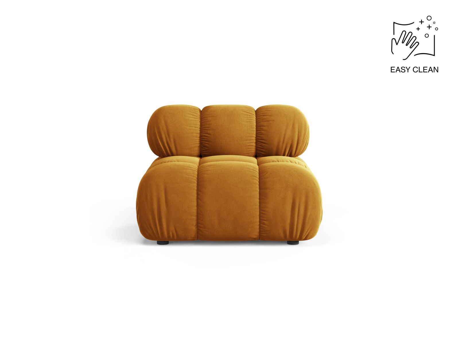 1-Sitzer Modul Armless Bellis in Yellow-Venus präsentiert im Onlineshop von KAQTU Design AG. Modulares Sofa ist von Micadoni