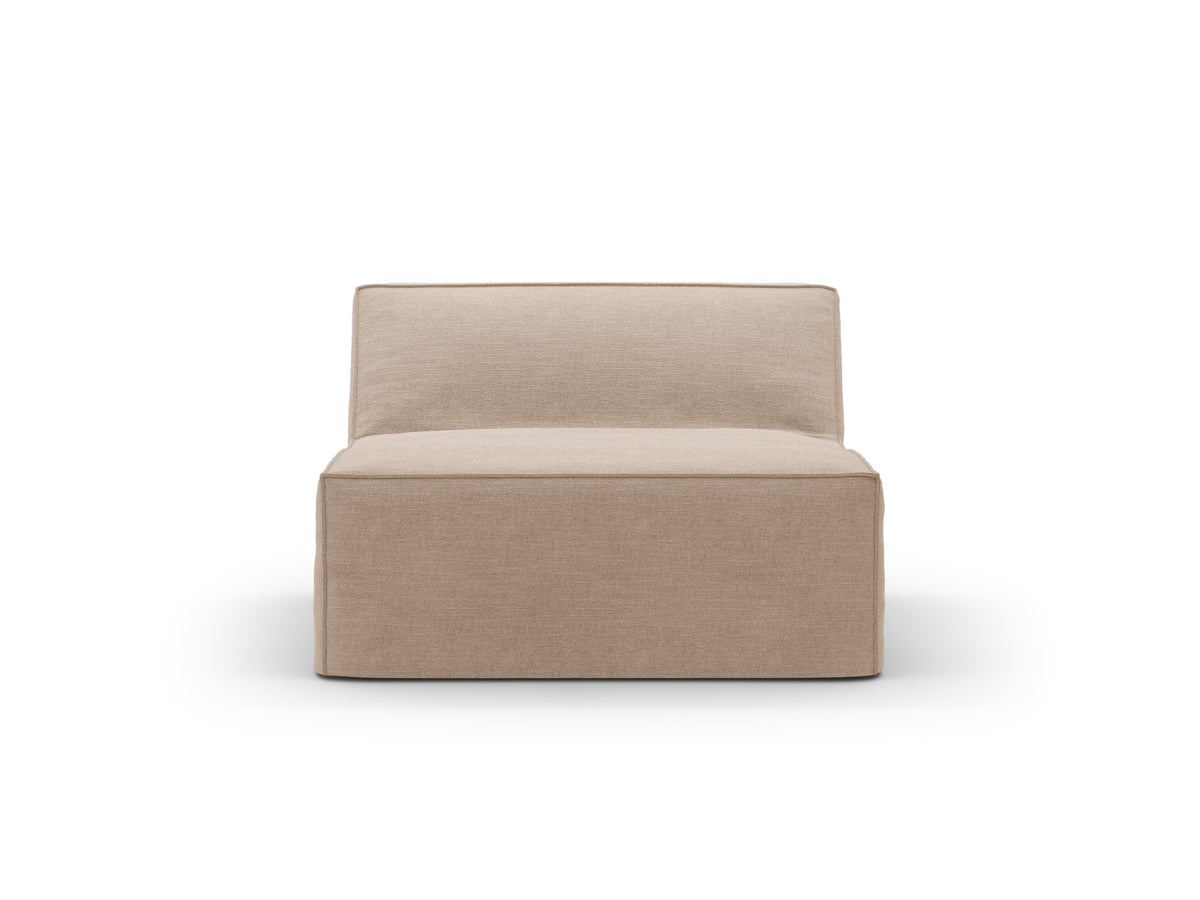 Jodie Modul Armless 1 Sitzer mit abnehmbaren Bezug in Sand-LINS präsentiert im Onlineshop von KAQTU Design AG. Modulares Sofa ist von Micadoni