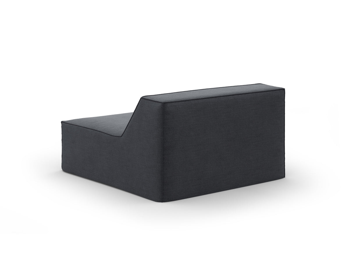 Jodie Modul Armless 1 Sitzer mit abnehmbaren Bezug in Grey und Blue-LINS präsentiert im Onlineshop von KAQTU Design AG. Modulares Sofa ist von Micadoni