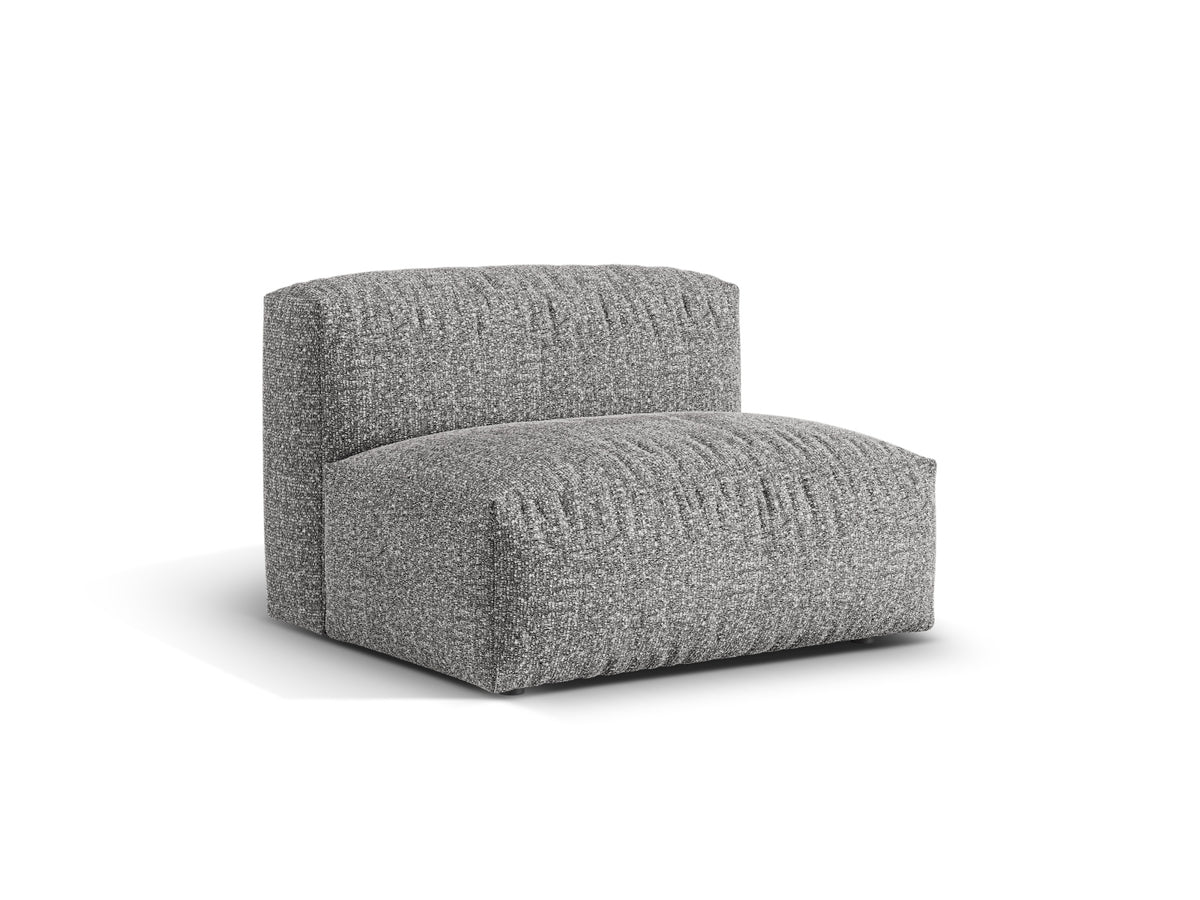 1-Sitzer Sofa Martina in Graphite-Monet präsentiert im Onlineshop von KAQTU Design AG. Modulares Sofa ist von Micadoni