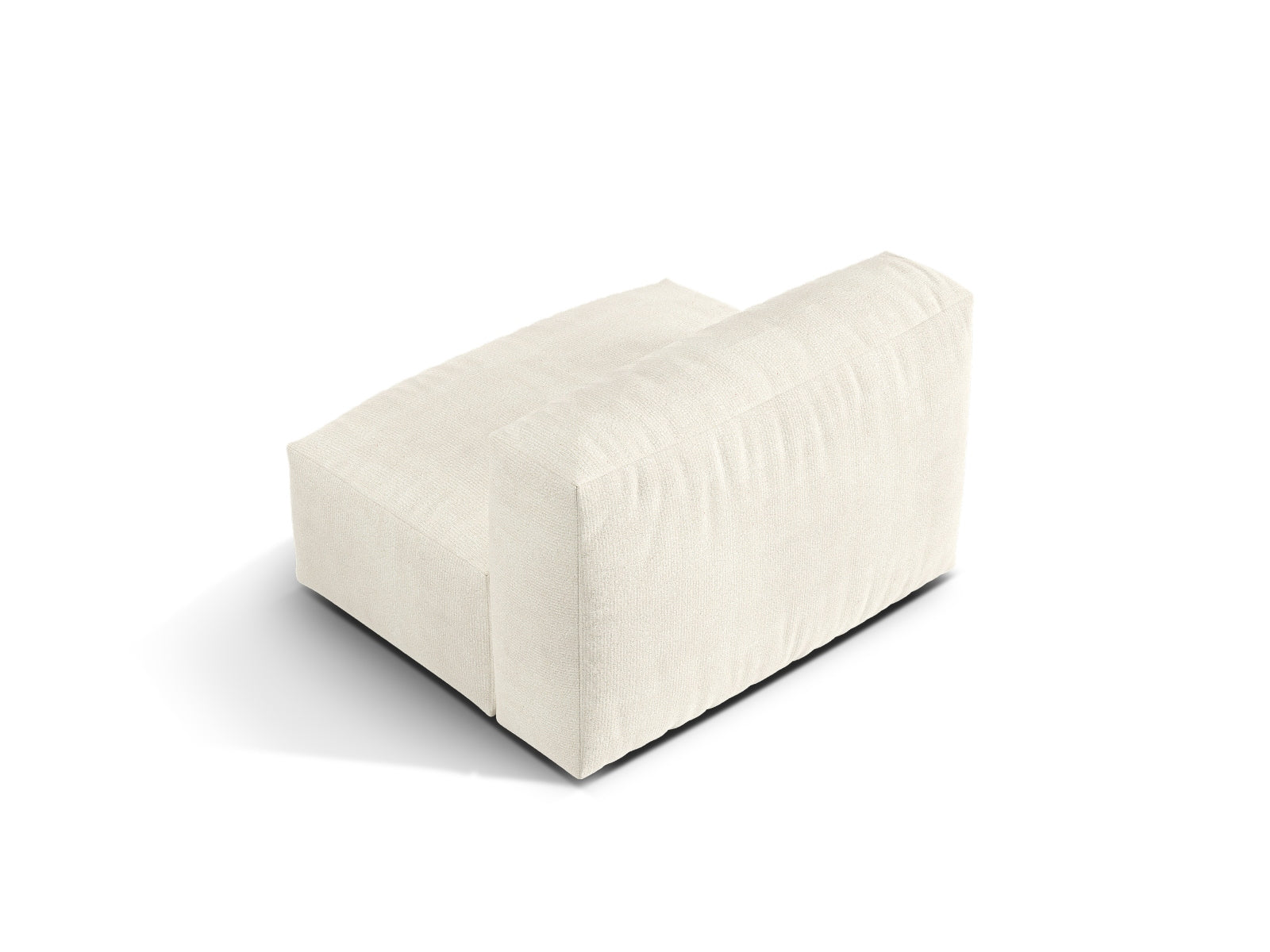 Elegantes 1-Sitzer Sofa Martina in zartem Ivory-Monet, ideal für moderne Wohnräume und flexible Gestaltungsmöglichkeiten.