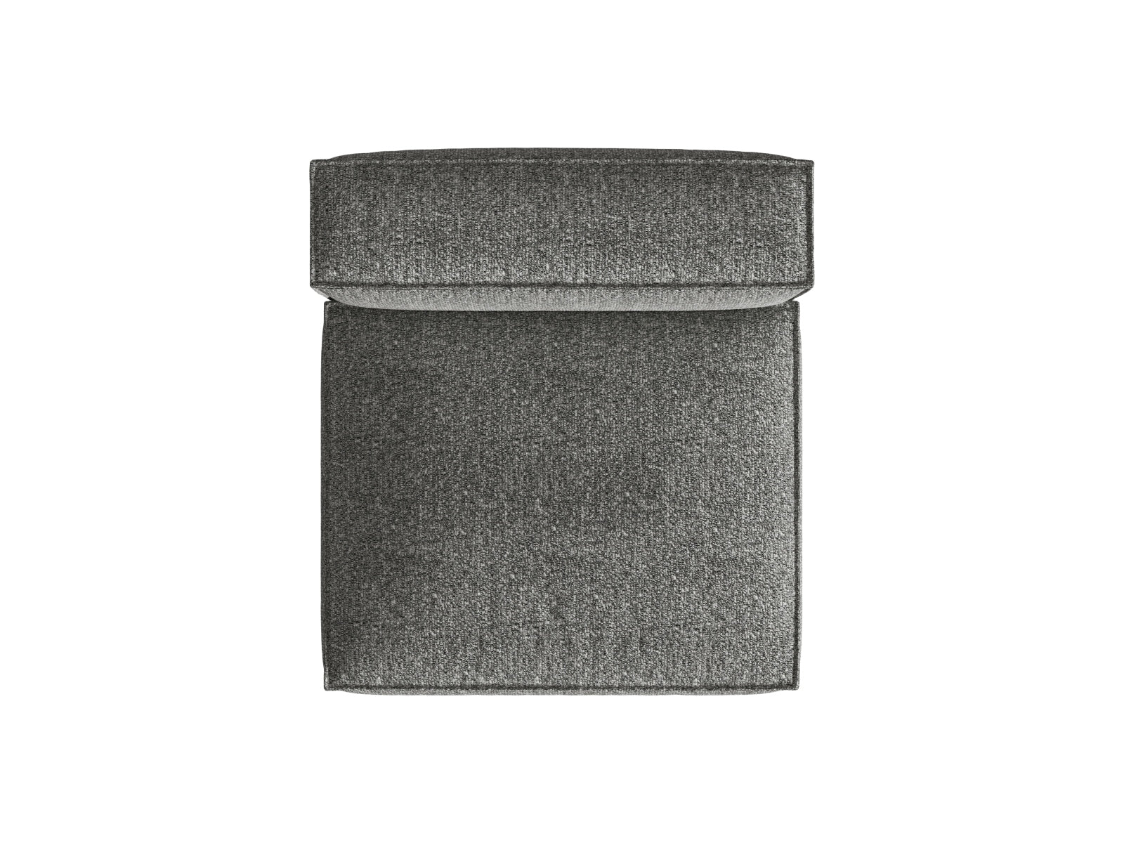 Eleganter Nuria Modul Armless 1 Sitzer in modernem Graphit, ideal für kreative Wohnkonzepte und vielseitige Raumlösungen.